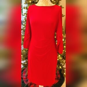 Lauren Ralph Lauren Red Holiday Cocktail dress